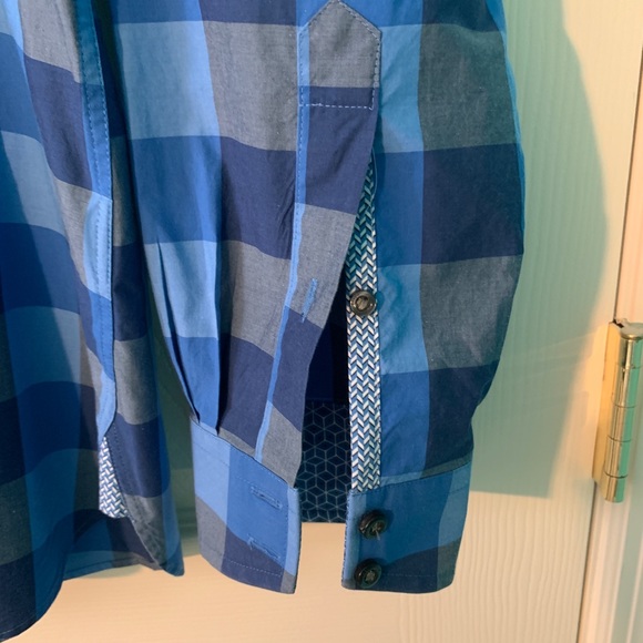 Ted Baker contrast flip cuff shirt - Picture 3 of 8